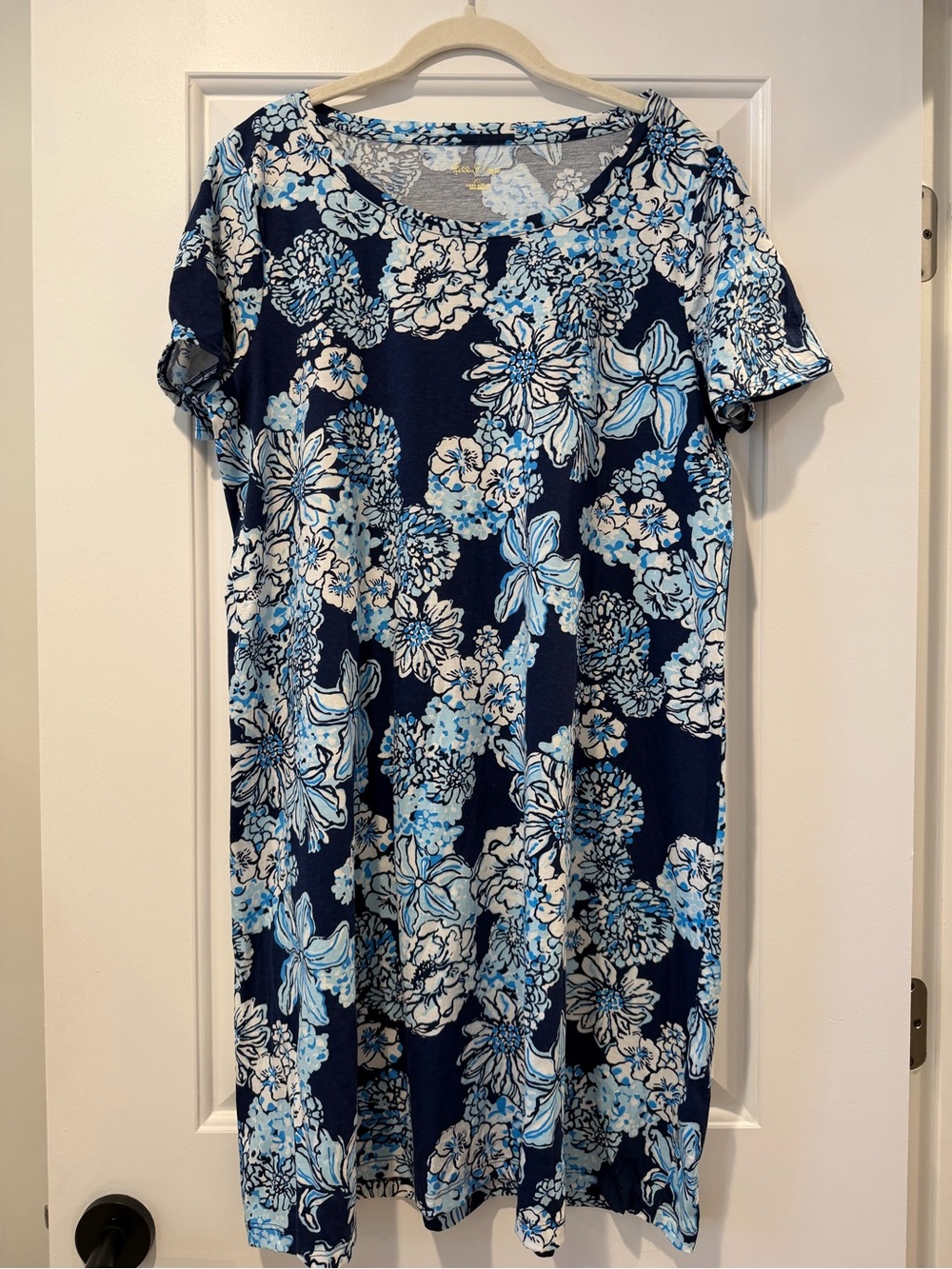 Lilly Pulitzer Cody Short Sleeve Cotton Dress - size XL
